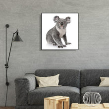Lade das Bild in den Galerie-Viewer, Koala - volle Diamant-Malerei - 30x30cm
