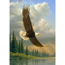 Lade das Bild in den Galerie-Viewer, Adler - volle Diamant-Malerei - 30x40cm
