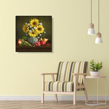 Lade das Bild in den Galerie-Viewer, Blumenstrauß - voller runder Diamant - 30x30cm
