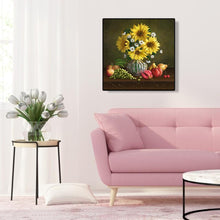 Lade das Bild in den Galerie-Viewer, Blumenstrauß - voller runder Diamant - 30x30cm
