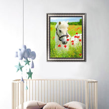 Lade das Bild in den Galerie-Viewer, Pferd - volle Diamant-Malerei - 40x30cm
