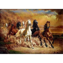 Lade das Bild in den Galerie-Viewer, Pferd - volle Diamant-Malerei - 40x30cm
