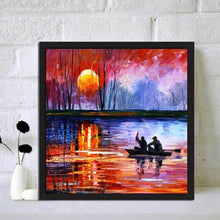 Lade das Bild in den Galerie-Viewer, Seeboot - volle Diamant-Malerei - 30x30cm
