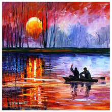 Lade das Bild in den Galerie-Viewer, Seeboot - volle Diamant-Malerei - 30x30cm
