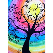 Lade das Bild in den Galerie-Viewer, Fantasy-Baum - voller Diamant-Malerei - 40x30cm
