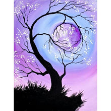 Lade das Bild in den Galerie-Viewer, Fantasy-Baum - voller Diamant-Malerei - 40x30cm

