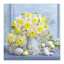Lade das Bild in den Galerie-Viewer, Elegante Blumen - volle Diamant-Malerei - 30x30cm
