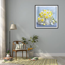 Lade das Bild in den Galerie-Viewer, Elegante Blumen - volle Diamant-Malerei - 30x30cm
