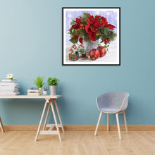 Lade das Bild in den Galerie-Viewer, Elegante Blumen - volle Diamant-Malerei - 30x30cm
