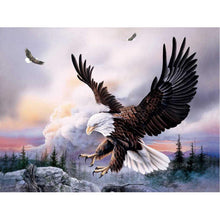 Lade das Bild in den Galerie-Viewer, Adler - volle Diamant-Malerei - 30x40cm
