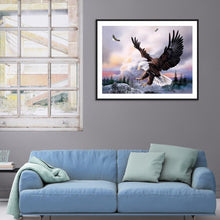 Lade das Bild in den Galerie-Viewer, Adler - volle Diamant-Malerei - 30x40cm
