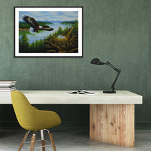 Lade das Bild in den Galerie-Viewer, Adler - volle Diamant-Malerei - 30x40cm
