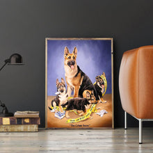 Lade das Bild in den Galerie-Viewer, Hund - volle Diamant-Malerei - 30x40cm
