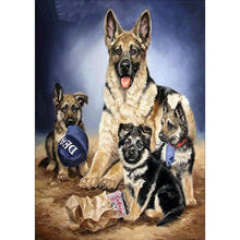 Lade das Bild in den Galerie-Viewer, Hund - volle Diamant-Malerei - 30x40cm
