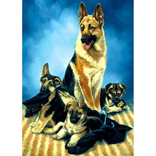 Lade das Bild in den Galerie-Viewer, Hund - volle Diamant-Malerei - 30x40cm
