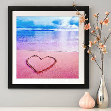 Lade das Bild in den Galerie-Viewer, Herz - volle Diamant-Malerei - 30x30cm
