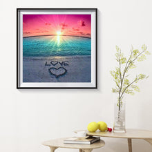 Lade das Bild in den Galerie-Viewer, Herz - volle Diamant-Malerei - 30x30cm
