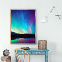 Lade das Bild in den Galerie-Viewer, Fantasy Aurora - voller runder Diamant -

