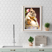 Lade das Bild in den Galerie-Viewer, Süße Hamster - volle Diamant-Malerei - 30x40cm

