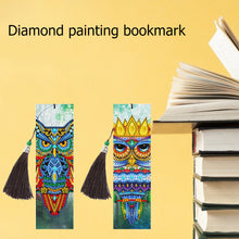 Lade das Bild in den Galerie-Viewer, 2pcs Eule-DIY Diamond Painting Lesezeichen
