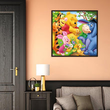 Lade das Bild in den Galerie-Viewer, Niedlicher Bär - volle Diamant-Malerei - 30x30cm
