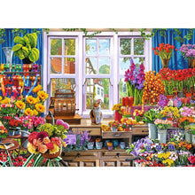 Lade das Bild in den Galerie-Viewer, Blumenladen - volle Diamant-Malerei - 30x40cm
