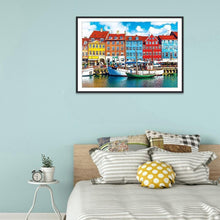 Lade das Bild in den Galerie-Viewer, Haus - volle Diamant-Malerei - 30x40cm
