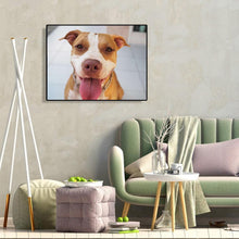 Lade das Bild in den Galerie-Viewer, Hund - volle Diamant-Malerei - 30x40cm
