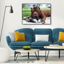 Lade das Bild in den Galerie-Viewer, Hund - volle Diamant-Malerei - 30x40cm
