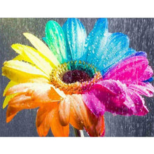 Lade das Bild in den Galerie-Viewer, Bunte Blume - volle Diamant-Malerei - 40x30cm
