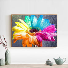 Lade das Bild in den Galerie-Viewer, Bunte Blume - volle Diamant-Malerei - 40x30cm
