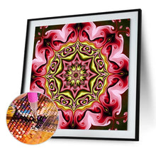 Lade das Bild in den Galerie-Viewer, Blumenmuster - volle Diamant-Malerei - 40x40cm

