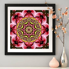 Lade das Bild in den Galerie-Viewer, Blumenmuster - volle Diamant-Malerei - 40x40cm
