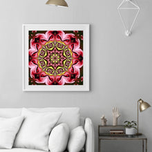 Lade das Bild in den Galerie-Viewer, Blumenmuster - volle Diamant-Malerei - 40x40cm
