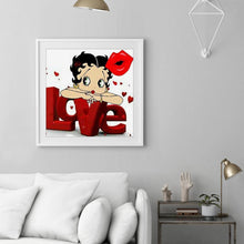 Lade das Bild in den Galerie-Viewer, Betty boop - volle Diamant-Malerei - 40x40cm
