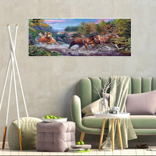 Lade das Bild in den Galerie-Viewer, Pferd - volle Diamant-Malerei - 50x100cm
