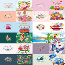 Lade das Bild in den Galerie-Viewer, 12pcs/Set-Birthday-Diamond Grußkarten
