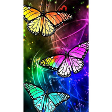 Lade das Bild in den Galerie-Viewer, Schmetterling - volle Diamant-Malerei - 30x48cm
