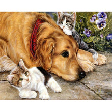 Lade das Bild in den Galerie-Viewer, DogSets - voll diamantbemalen - 40x30cm

