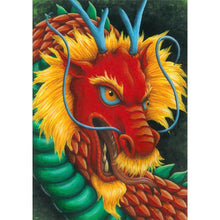 Lade das Bild in den Galerie-Viewer, DragonAnimal - volle Diamant-Malerei - 30x40cm
