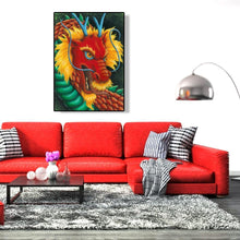 Lade das Bild in den Galerie-Viewer, DragonAnimal - volle Diamant-Malerei - 30x40cm
