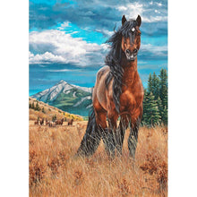 Lade das Bild in den Galerie-Viewer, Pferdetiere - volle Diamant-Malerei - 30x40cm
