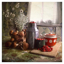 Lade das Bild in den Galerie-Viewer, Blumenfrucht - volle Diamant-Malerei - 30x30cm
