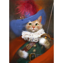 Lade das Bild in den Galerie-Viewer, Katze - volle Diamant-Malerei - 30x40cm
