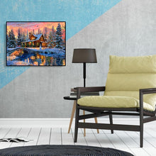 Lade das Bild in den Galerie-Viewer, Haus - volle Diamant-Malerei - 40x30cm
