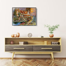 Lade das Bild in den Galerie-Viewer, Haus - volle Diamant-Malerei - 40x30cm
