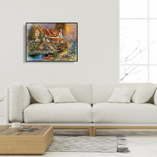 Lade das Bild in den Galerie-Viewer, Haus - volle Diamant-Malerei - 40x30cm
