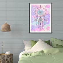 Lade das Bild in den Galerie-Viewer, Traumfänger - volle Runde Diamant-Malerei - 30x40cm
