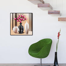 Lade das Bild in den Galerie-Viewer, Vase - volle runde Diamant-Malerei - 45x45cm

