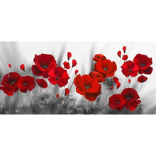 Lade das Bild in den Galerie-Viewer, Blume - voller runder Diamant - 100x50cm
